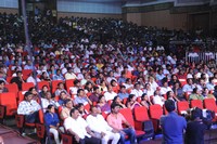 NTR Fans Hungama at Rabhasa Audio Release